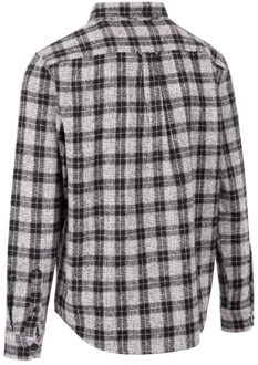 Trespass Heren portlaw geruit overhemd - maat XL Zwart