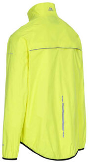 Trespass Heren retract hi-vis opbergbare waterdichte jas. Geel - S