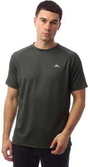 Trespass Heren Trespass Niles Active T-shirt in Groen - maat M