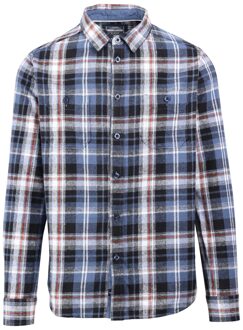 Trespass Heren Zalah geruit flanellen overhemd (Blauw)