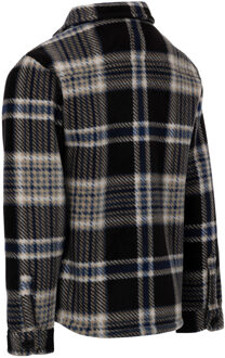 Trespass Jongens checkley microfleece shirt Zwart