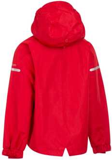 Trespass Juniors Bluster Waterdichte Jas voor jongens in Rood - maat 3-4J / 98-104cm