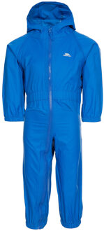 Trespass Kids unisex dripdrop gewatteerd waterdicht regenpak Blauw