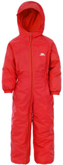 Trespass Kids unisex dripdrop gewatteerd waterdicht regenpak Rood