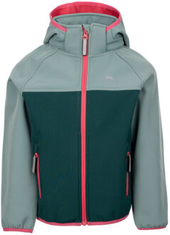 Trespass Kinder/kids hanbury soft shell jas Groen - 128