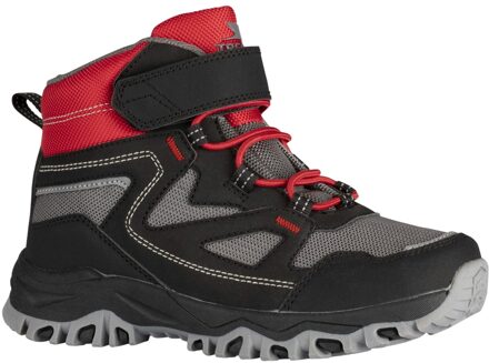 Trespass Kinderen/Kinderen Adair Wandelschoenen (Zwart/Rood) - EU 18 / UK 2