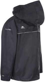 Trespass Kinderen/kinderen qikpac x unisex packaway jacket Zwart - 3-4J / 98-104cm