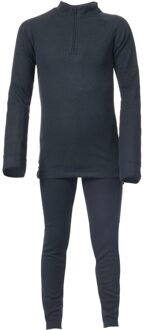 Trespass Kinderen Unisex Unite360 Thermische basislaagset (boven- en onderkant) (Zwart) - 11-12J / 146-152cm