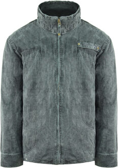 Trespass Lange Mouw Zip Up Grijs Heren Southgate Canvas Jas MAJKCAD10007 SHARK - maat M