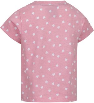 Trespass Meisjes Hira Hearts T-shirt (Baby Roze)