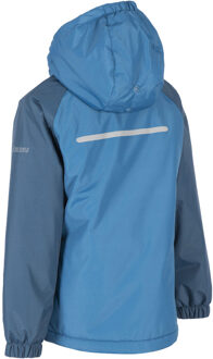 Trespass Meisjes Muzikale Gevoerde Reflecterende Regenjas Blauw/marineblauw