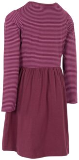Trespass Meisjes Vergeten Streep Jersey Casual Dress (Afb.) Rood - 7-8J / 122-128cm