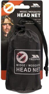 Trespass Muggenkop/gezicht muggen/insectennet (Zwart)