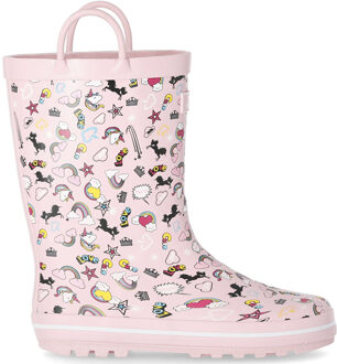 Trespass Starryton Kinderen Waterdichte Wellingtonlaarzen Roze