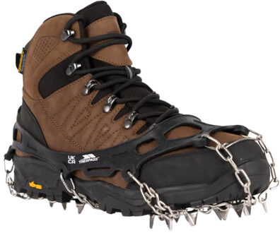 Trespass Tormund bevestigbare ijshandgrepen Zwart - L