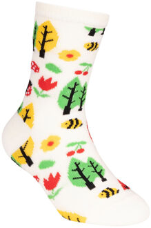 Trespass Tuinsokken voor kinderen (Set van 2) (Crème/lichtroze) - EU 47.5 / UK 12