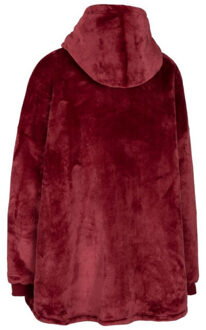Trespass Uniseks volwassen knusse oversized hoodie deken Rood - One size