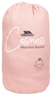 Trespass Uniseks volwassen knusse oversized hoodie deken Roze - One size
