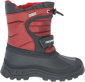Trespass Unisex kukun instap winter sneeuw laarzen voor kinderen Rood - 31
