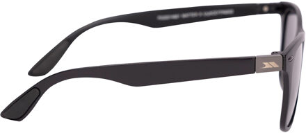 Trespass Unisex Matter Logo geëtst zonnebril voor volwassenen (Matzwart)