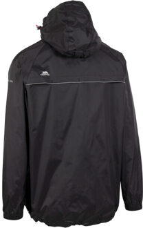 Trespass Unisex qikpac x opbergbare jas Zwart - XS