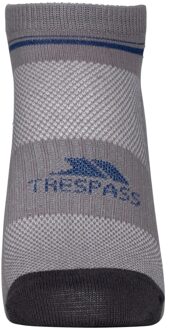 Trespass Unisex Volwassenen Isolate Coolmax Trainer Sok (Pakket van 2) (Platina/Donkergrijs)