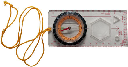 Trespass Vastra-kompas met vergrootglas (Duidelijk) Veelkleurig - One Size