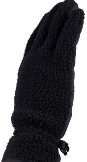 Trespass Volwassen uniseks ainslee sherpa fleece handschoenen Zwart - M / L