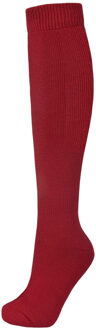 Trespass Volwassen unisex tech luxe merino wollen hoge skisokken - maat Rood