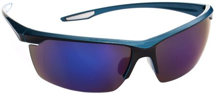 Trespass Volwassenen Unisex Hinter Blauw Gespiegelde Zonnebril (Blauw)