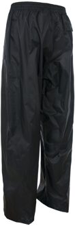 Trespass Volwassenen unisex qikpac overtrousers/bottoms Zwart