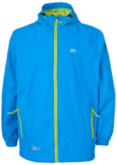 Trespass Volwassenen unisex qikpac packaway waterdicht jasje Blauw - L