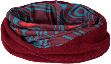 Trespass Vrouwen/dames Rindell Neckwarmer (Donker kersenprint) Kersenrood - One Size