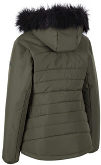 Trespass Vrouwen Vertaal Warm Gewatteerde Gevoerde Jas Groen