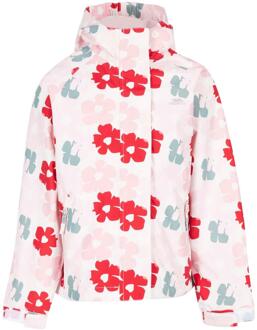Trespass Waterdichte Kinder/Kinder Hopeful Flowers Jas (Rood) - maat 9-10J / 134-140cm