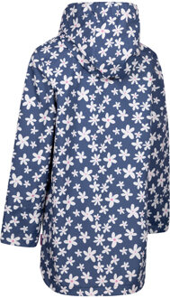 Trespass Waterdichte Regenjas met Capuchon voor Meisjes (Blauwe toon) - 3-4J / 98-104cm