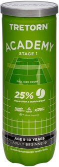 Tretorn Academy Green Verpakking 3 Stuks geel - nosize