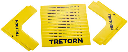 Tretorn Court Lines Markeringslijnen-set Verpakking 16 Stuks geel - one size