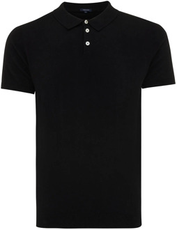 Trevor | pullover short sleeve cotton/cashmere | black Print / Multi - L