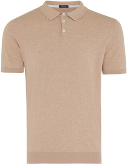 Trevor | pullover short sleeve cotton/cashmere | taupe Print / Multi - XL