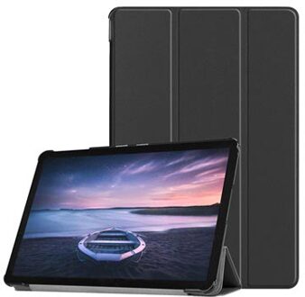 Tri-Fold Series Samsung Galaxy Tab S4 Smart Folio Case - Zwart