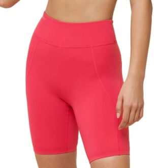Triaction by Triumph Triaction RTW High Waist Bike Shorts Rood,Geel - X-Small,Small,Medium,Large,X-Large