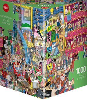 Triangle Box - Best of Musicals Puzzel (1000 stukjes)