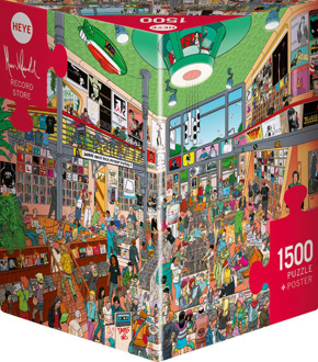 Triangle Box - Legpuzzel Record Store (1500 stukjes)