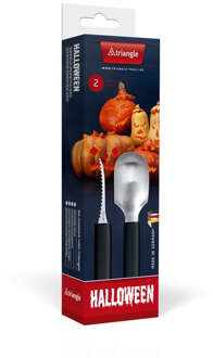 Triangle Driehoekige Pompoensnijderset 2-delig