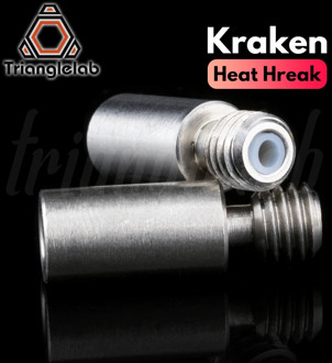 trianglelab 1PC V6 Kraken heat break for E3D chimera+ Extrusion HOTEND heater block 1.75MM Filament Smooth