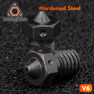 trianglelab 1PCS Top quality A2 Hardened Steel V6 Nozzles for printing PEI PEEK or Carbon fiber filament for E3D HOTEND