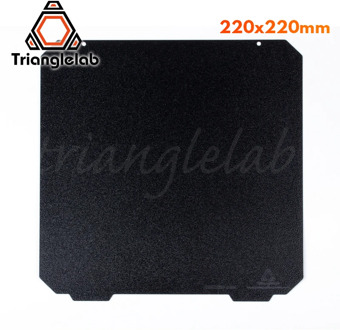 Trianglelab 220 X 220 Double Sided Textured PEI Spring Steel Sheet Powder Coated PEI Build Plate For Anet A8 Robo R2 Wanhao Etc
