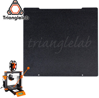 Trianglelab 241 x 252 Double Sided Textured PEI Spring Steel Sheet Powder Coated PEI Build Plate For Prusa i3 MK2.5S Mk3 MK3S