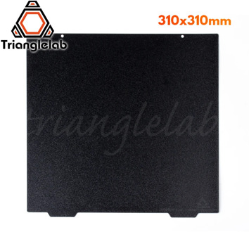 Trianglelab 310 X 310 CR10 Double Sided Textured PEI Spring Steel Sheet Powder Coated PEI Build Plate For CR-10